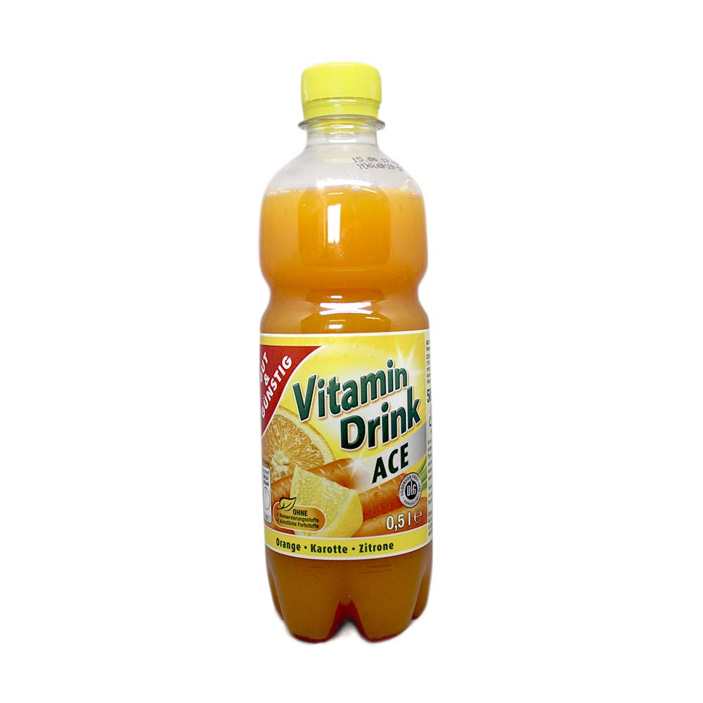 Gut&Günstig Vitamin Drink ACE / Zumo con Vitaminas ACE 0,5L
