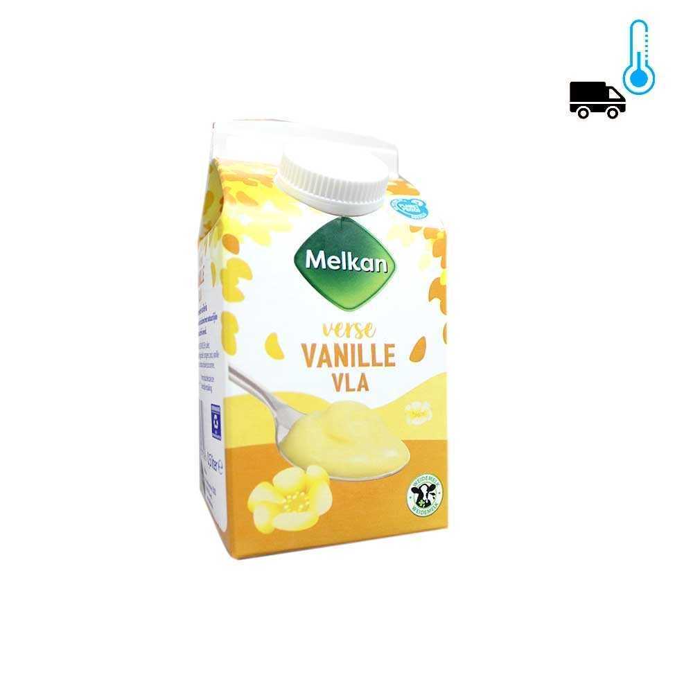 Melkan Vanille Vla 0.5L/Vanilla Custard