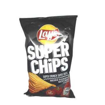 Lay's Superchips Ketchup 200g/ Chips With Ketchup Flavour