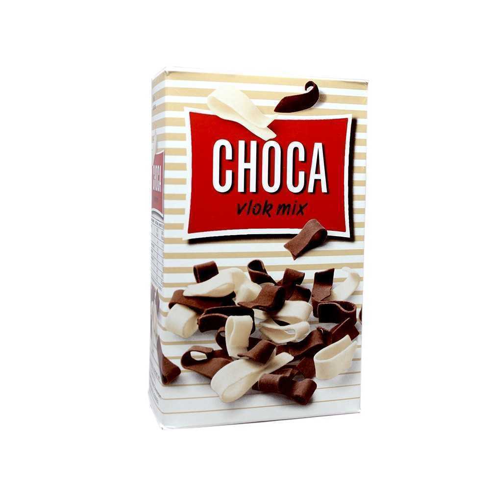 Choca Vlok Mix / Virutas de Chocolate con Leche y Blanco 200g