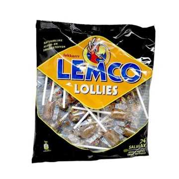 Lemco Lollies / Piruletas con Salmiak x24