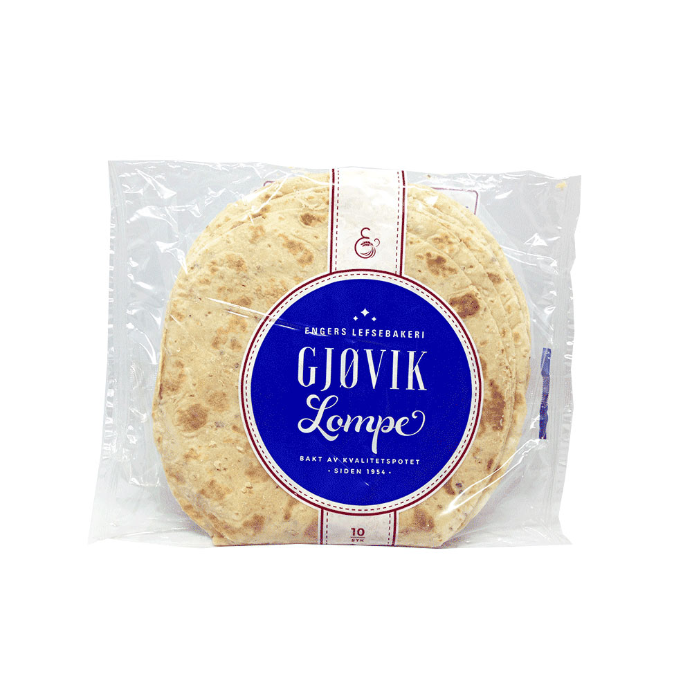 Engers Gjøvik Lompe / Potato and Rye Pancakes x10