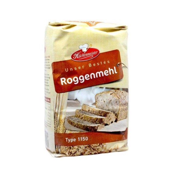 Küchenmeister Roggenmehl Type 1150 1Kg/ Rye Flour Küchenmeister Roggenmehl Type 1150 1Kg/ Rye Flour