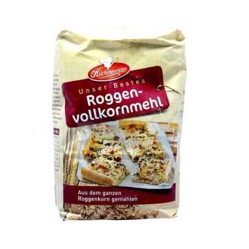 Küchenmeister Roggenvollkornmehl  1Kg/ Wholegrain Rye Flour