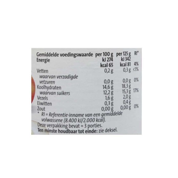 CostaBlanca Appelmoes Extra Kwalitet / Compota de Manzana 355g CostaBlanca Appelmoes Extra Kwalitet / Compota de Manzana 355g