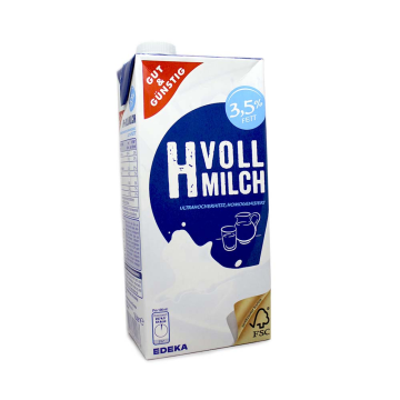 Gut&Günstig H-Voll Milch 1L/ Whole Milk
