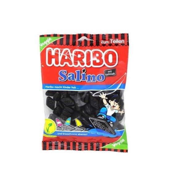 Haribo Salino / Golosinas sabor Regaliz con Salmiak 200g Haribo Salino / Golosinas sabor Regaliz con Salmiak 200g