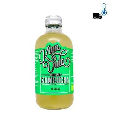 Komvida Organic Kombucha Té Verde 250ml/ Drink with Green tea
