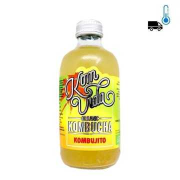 Komvida Organic Kombucha Kombujito 250ml/ Drink with Lemon and Peppermint