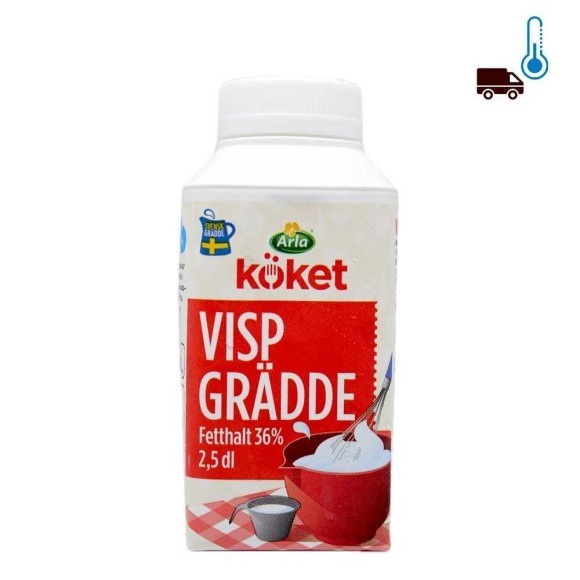 Arla Köket Visp Grädde 36% / Whipping Cream 25cl Arla Köket Visp Grädde 36% / Whipping Cream 25cl