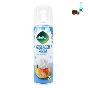 Melkan Geslagen Room / Less Fat Whipped Cream 250g