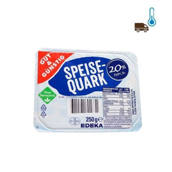 Gut&Günstig Speisequark 20% / Queso Quark 20% 250g Gut&Günstig Speisequark 20% / Queso Quark 20% 250g