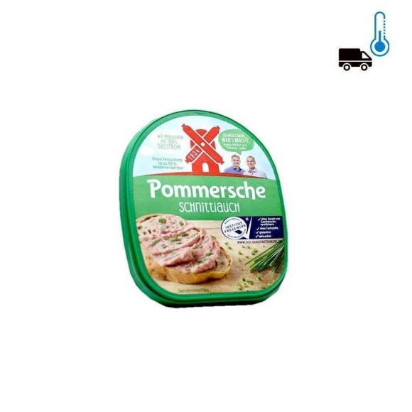 Rügenwalder Pommersche Schnittlauch / Pork Patè with Chives 125g Rügenwalder Pommersche Schnittlauch / Pork Patè with Chives 125g