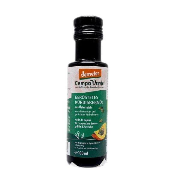 Demeter Campo Verde Geröstetes Kürbiskernöl / Roasted Pumpkin Seed Oil 100ml Demeter Campo Verde Geröstetes Kürbiskernöl / Roasted Pumpkin Seed Oil 100ml