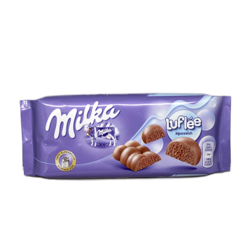 Milka Luflée / Barra de Chocolate con Burbujas 100g