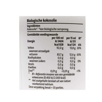 CostaBlanca Biologische Kokosolie 500g / Coconut Oil