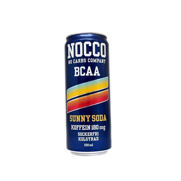 Nocco Bcaa Sunny Soda / Bebida Energética sin Carbohidratos 330ml Nocco Bcaa Sunny Soda / Bebida Energética sin Carbohidratos 330ml