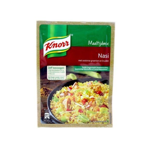 Knorr Maaltijdmix Nasi /Mezcla de Especias para Nasi Goreng 44g Knorr Maaltijdmix Nasi /Mezcla de Especias para Nasi Goreng 44g