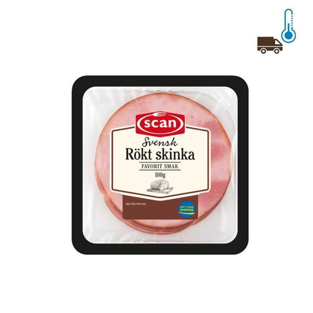 Scan Rökt Skinka 100g/ Sliced Smoked Ham