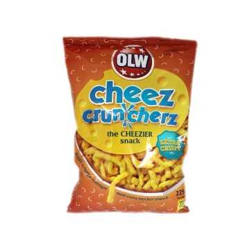 Olw Cheez Cruncherz Extra Crispy 225g/ Cheese Snacks