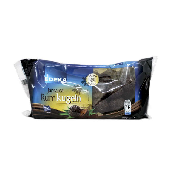 Edeka Jamaica Rumkugeln / Bombones de Ron Jamaica 250g Edeka Jamaica Rumkugeln / Bombones de Ron Jamaica 250g