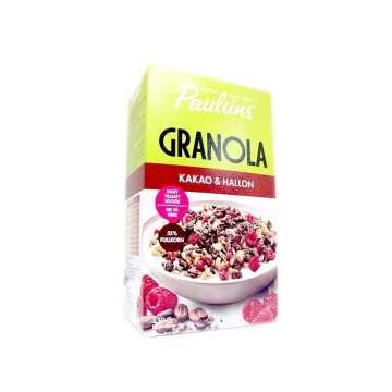 Pauluns Granola Kakao & Hallon 450g/ Granola Cocoa and Raspberries