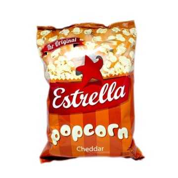 Estrella Popcorn Cheddar / Palomitas sabor Cheddar 80g