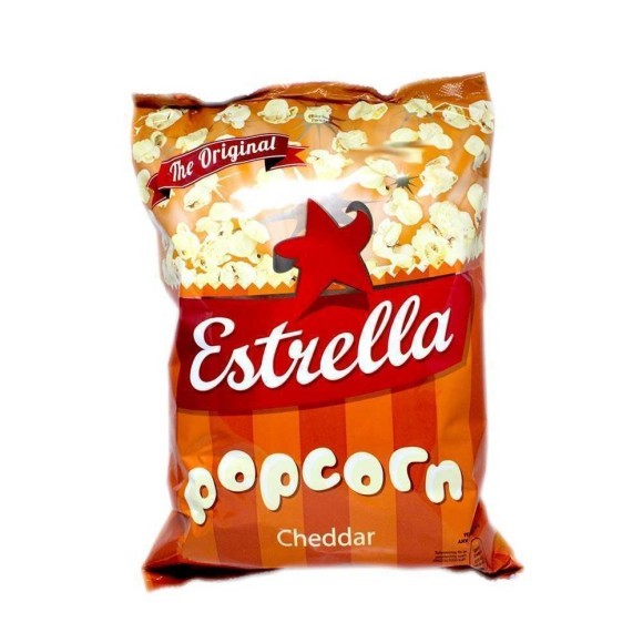 Estrella Popcorn Cheddar / Palomitas sabor Cheddar 80g Estrella Popcorn Cheddar / Palomitas sabor Cheddar 80g