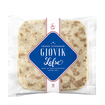 Engers Gjøvik Lefse / Potato and Rye Pancakes x12