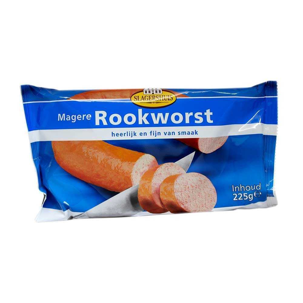 Slagershuis Magere Rookworst 225g/ Ckicken and Pork Sausage