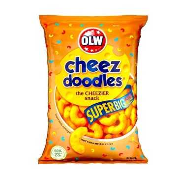 Olw Super Cheez Doodles 200g/ Cheese Snacks