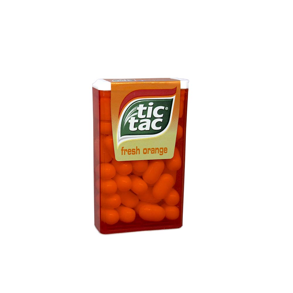 Tic Tac Fresh Orange / Caramelos de Naranja Fresca 18g