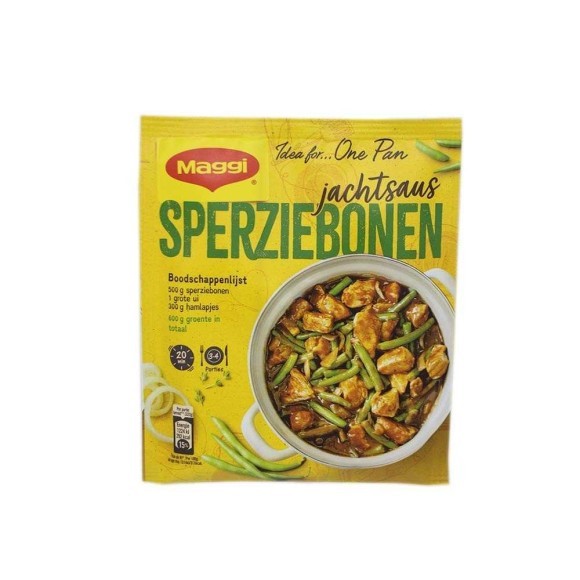 Maggi Hollands Pannetje Sperziebonen Jachtsaus 54g/ Green Beans and Hunting Sauce Mix Maggi Hollands Pannetje Sperziebonen Jachtsaus 54g/ Green Beans and Hunting Sauce Mix