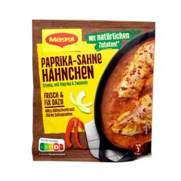 Maggi Paprika-Sahne Hähnchen / Mezcla para Salsa Pimiento y Nata para Pollo 31g