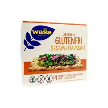 Wasa Laktosfri&Glutenfri Sesam&Havssalt / Gluten&Lactose Free Sesam&Salt Crunchy Bread 240g