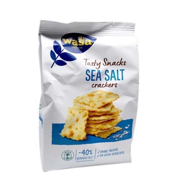 Wasa Sea Salt Crackers / Crackers con Sal Marina 180g Wasa Sea Salt Crackers / Crackers con Sal Marina 180g