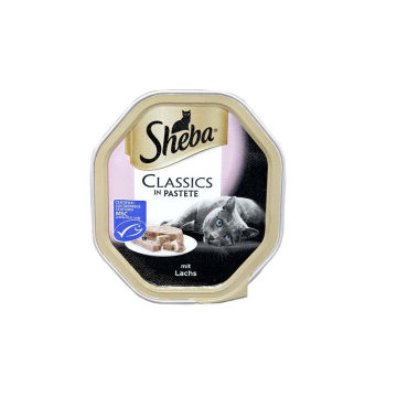 Sheba Classics Pastete mit Lachs 85g/ Cat food Salmon
