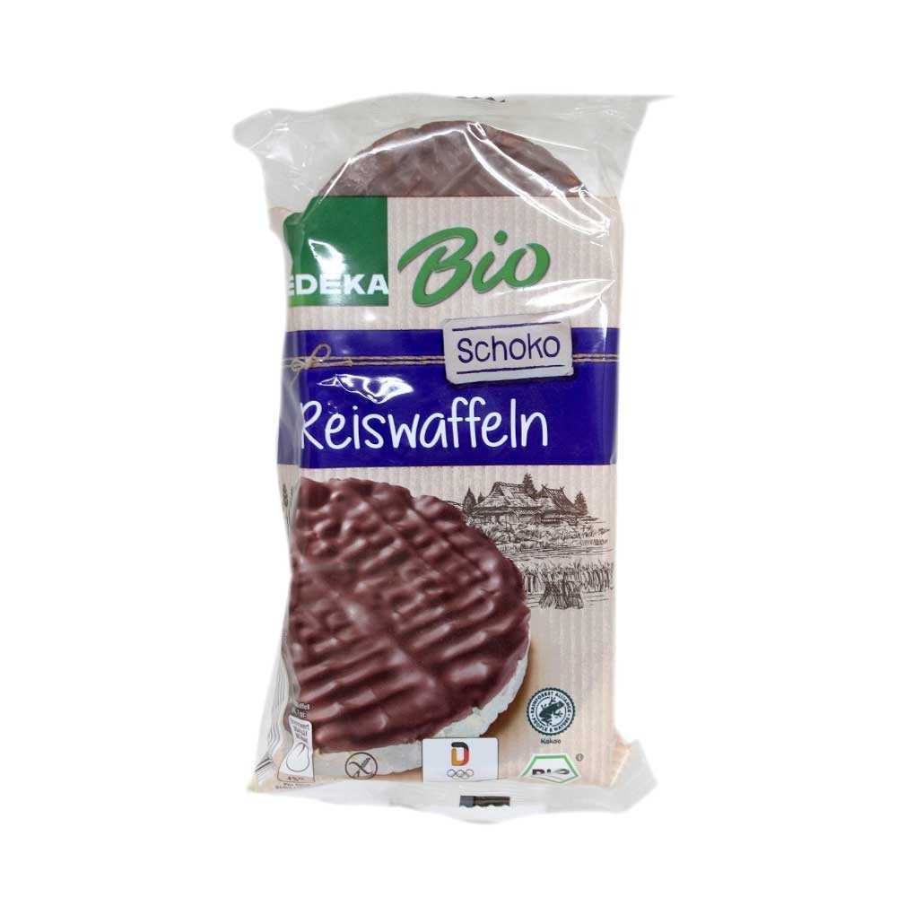 Edeka Bio Schoko Reiswaffeln / Chocolate Rice Cakes 100g