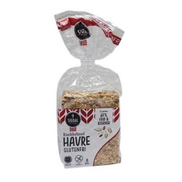 Sigdal Knekkebrød Havre Glutenfri / Gluten Free Crunchy Bread 190g