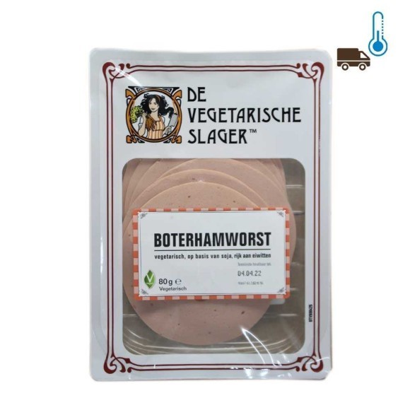 De Vegetarische Slager Boterhamworst / Embutido Vegano en Lonchas 80g De Vegetarische Slager Boterhamworst / Embutido Vegano en Lonchas 80g