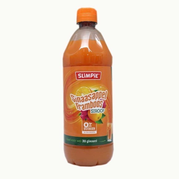 Slimpie Sinaasappel Framboos Siroop / Orange&Raspberry Squash 650ml Slimpie Sinaasappel Framboos Siroop / Orange&Raspberry Squash 650ml