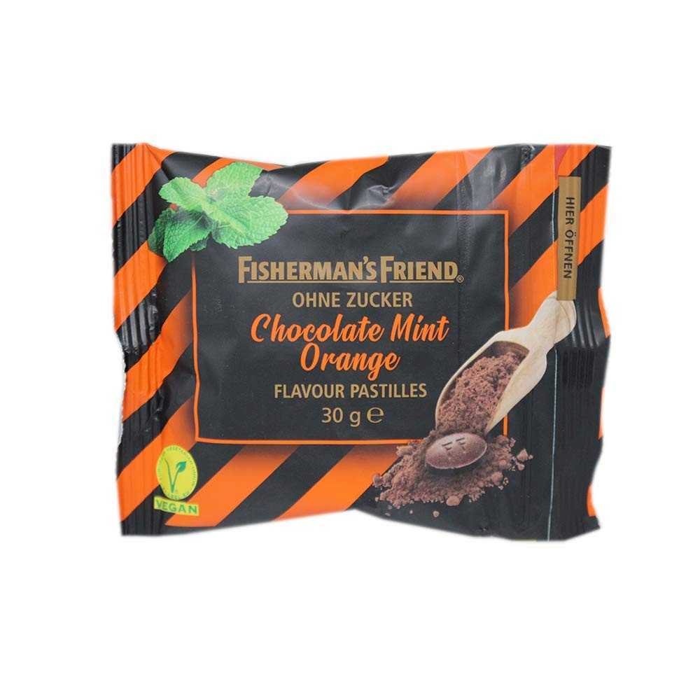 Fisherman’s Friend Chocolate Mint Orange 30g