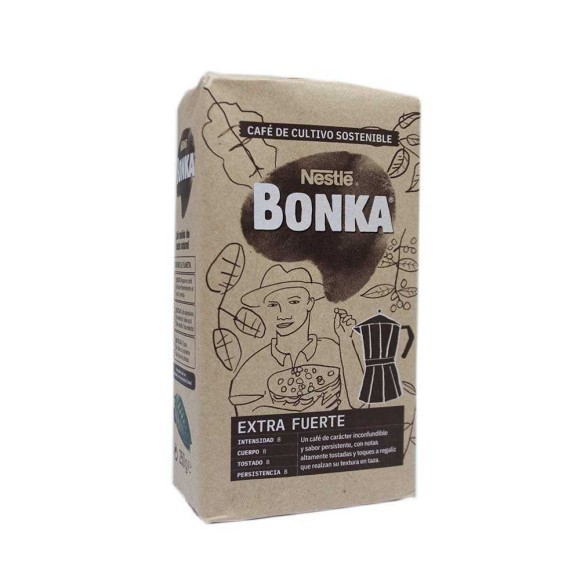 Nestlé Bonka Extra Fuerte Molido / Extra Strong Ground Coffee 250g Nestlé Bonka Extra Fuerte Molido / Extra Strong Ground Coffee 250g