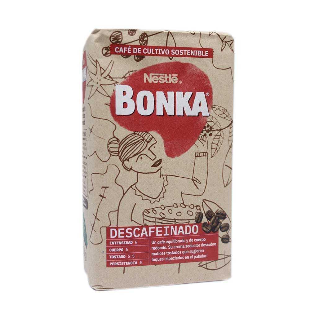 Comprar cafe molido bonka descfeinado.[1 bote de 1/4 kg] para hostelería