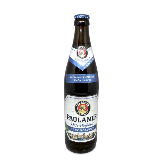Paulaner Hefe-Weißbier Alkoholfrei / Alcohol Free Wheat Beer 0,5L Paulaner Hefe-Weißbier Alkoholfrei / Alcohol Free Wheat Beer 0,5L