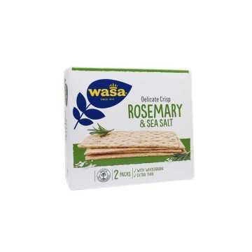 Wasa Delicate Crisp Rosemary & Sea Salt / Pan Fino Crujiente con Romero y Sal Marina 190g