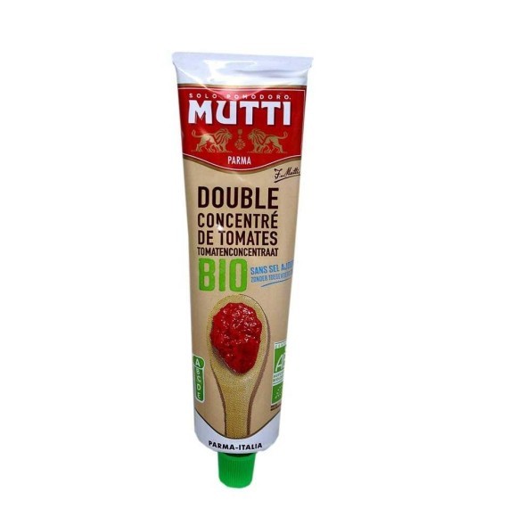 Mutti Double Tomatenconcentraat Bio / Tomato Paste 185g Mutti Double Tomatenconcentraat Bio / Tomato Paste 185g