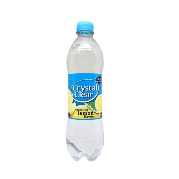 Crystal Clear Sparkling Lemon Flavour / Agua con Gas sabor Limón 50cl Crystal Clear Sparkling Lemon Flavour / Agua con Gas sabor Limón 50cl