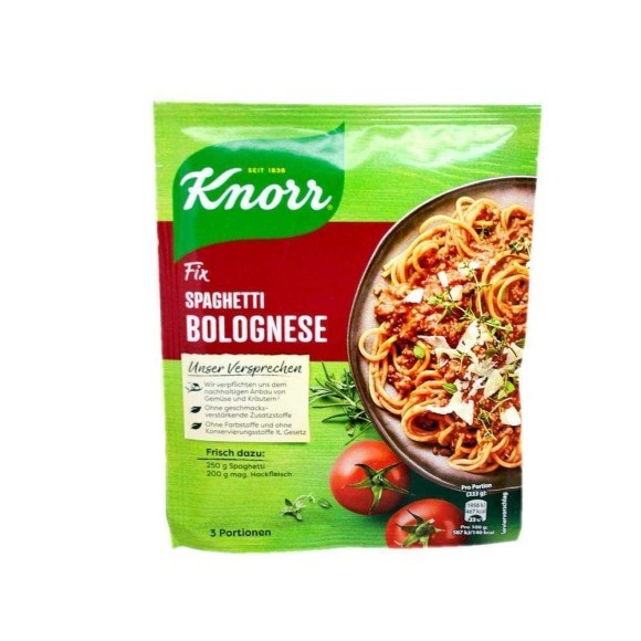 Knorr Fix Spaghetti Bolognese/ Pasta Boloñesa Seasoning 38g Knorr Fix Spaghetti Bolognese/ Pasta Boloñesa Seasoning 38g