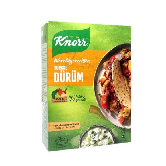 Knorr Turkse Dürüm / Preparado para Durum Turco 170g Knorr Turkse Dürüm / Preparado para Durum Turco 170g
